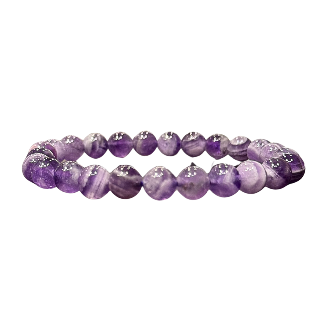 Chevron Amethyst Bracelet