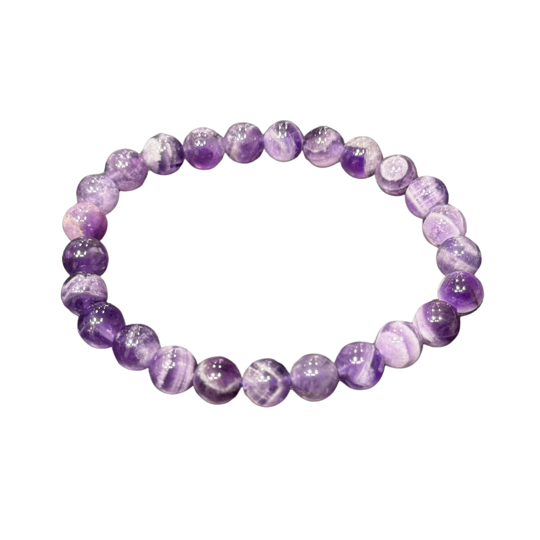 Chevron Amethyst Bracelet