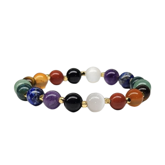 Seven Chakra Crystal Bracelet - Balance | Harmony | Cleansing