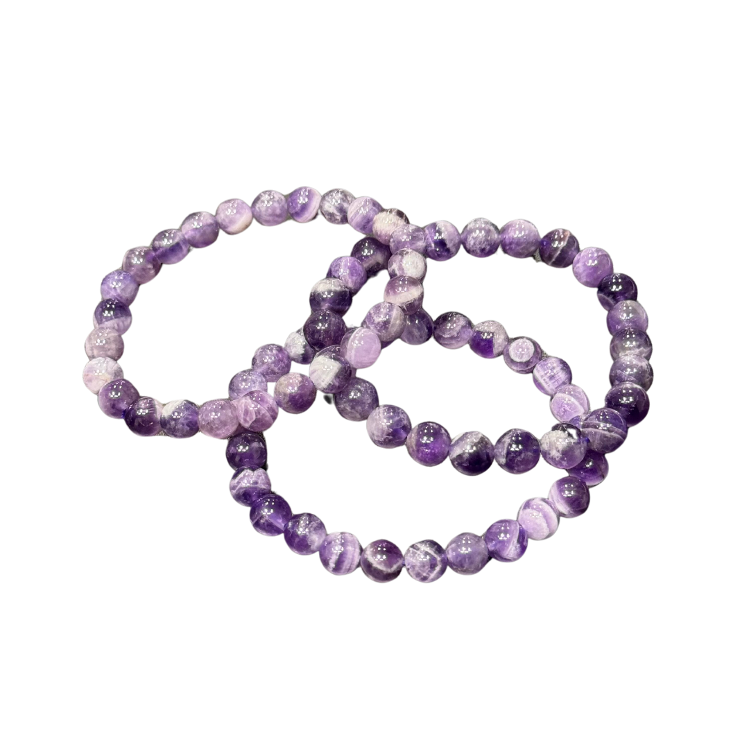 Chevron Amethyst Bracelet