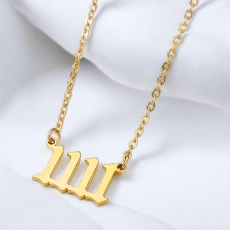 11:11 Angel Number Numeric Necklace