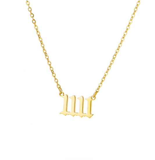 11:11 Angel Number Numeric Necklace