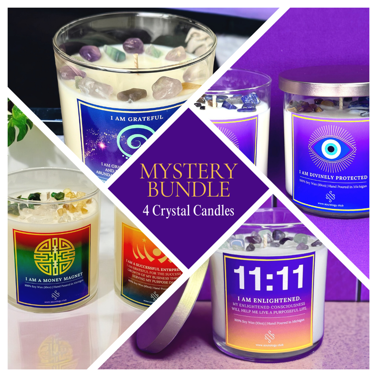 NEW Mystery Candle Bundle - 4 Intuitively Picked Candles