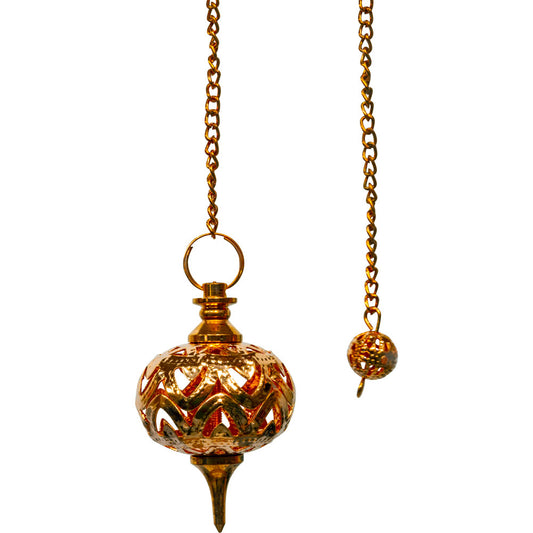 Jali Style Copper Pendulum